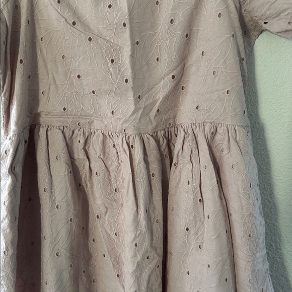 Madewell - Pink Square Neck Dress - Picture 3 of 6